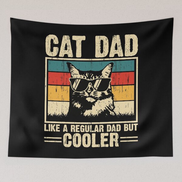 Item preview, Cat Dad Like A Regular Dad But Cooler Father Pet Owner Gift designed and sold by 76Valeria.