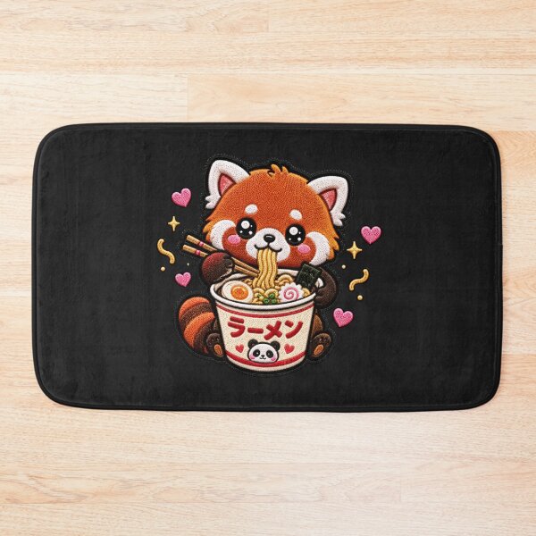 Item preview, Tiny Red Panda Noodles Embroidery Patch Cute designed and sold by ColorSplash123.