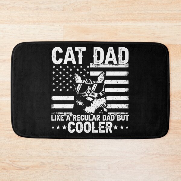 Item preview, Cat Dad Like A Regular Dad But Cooler American Father Cat Lover designed and sold by 76Valeria.