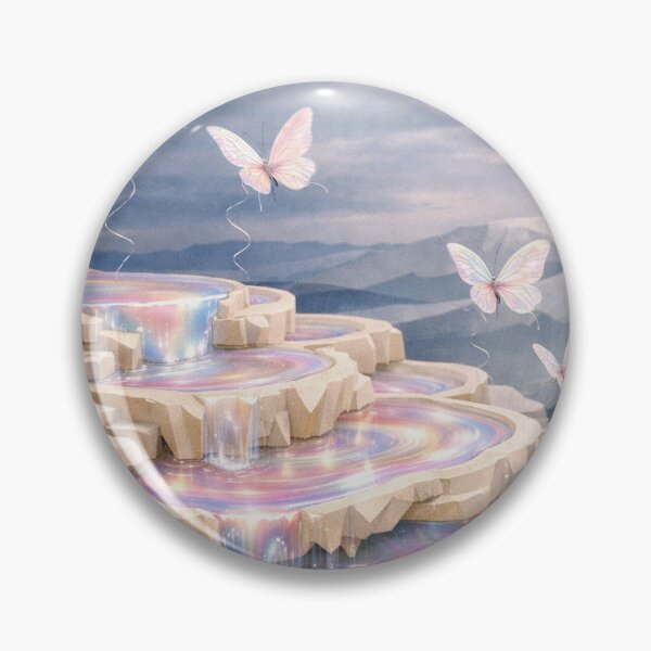 Item preview, Magical Radiant Pools and Flying Butterflies designed and sold by MIArt Studio.