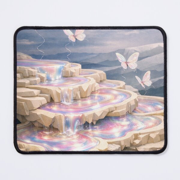 Item preview, Magical Radiant Pools and Flying Butterflies designed and sold by MIArt Studio.