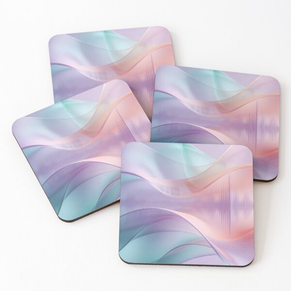 Item preview, Pastel Abstract Soundwave Organic Flow designed and sold by Paulocdias.