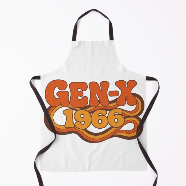 Item preview, Gen X 1966 – Retro Groovy Vintage Birthday Typography designed and sold by digital.stickerperso.com.