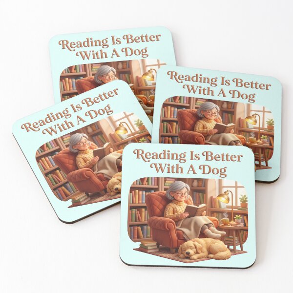 Item preview, Reading Is Better With A Dog Cozy Design designed and sold by pradeepvisuals.