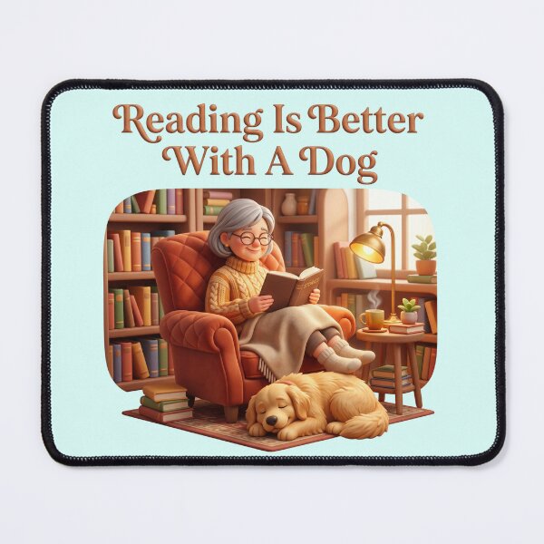 Item preview, Reading Is Better With A Dog Cozy Design designed and sold by pradeepvisuals.