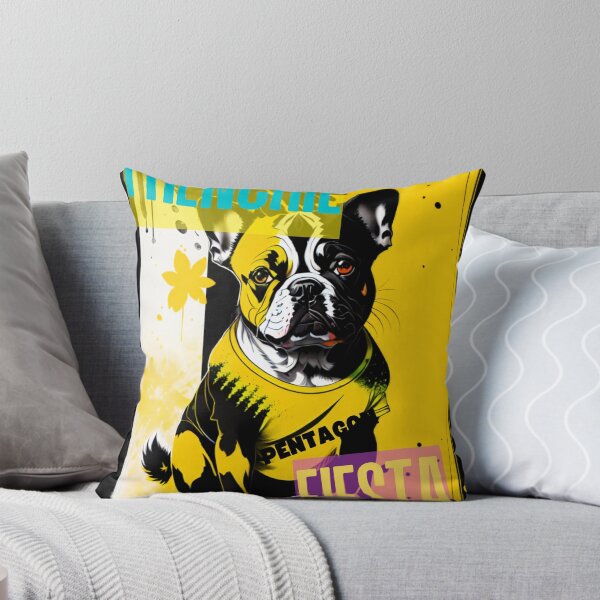 Item preview, Frenchie Fiesta – Festive French Bulldog Party De designed and sold by CallisC-Arts.