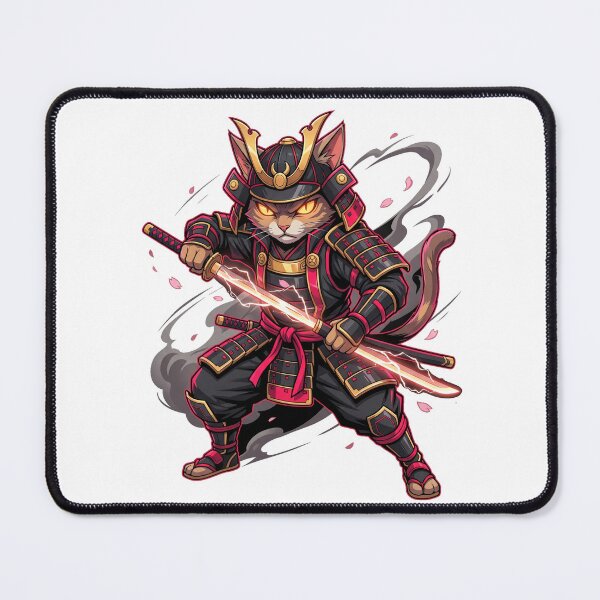 Item preview, Literally Just a Cat with a Katana designed and sold by The Quiet Thicket.