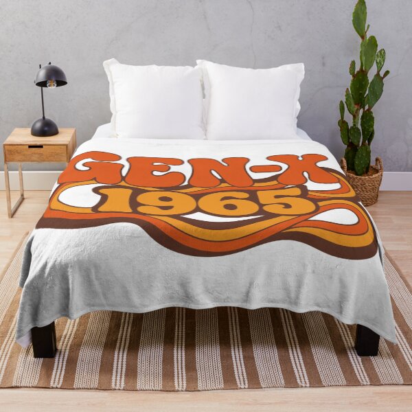 Item preview, Gen X 1965 – Retro Groovy Vintage Birthday Typography designed and sold by digital.stickerperso.com.