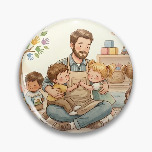 Item preview, THANK YOU TEACHER | Daycare Educator Gift - Cute Nursery Art designed and sold by QuasiBoss.