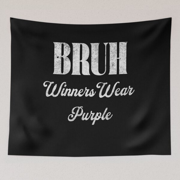 Item preview, Bruh Winners Wear Purple Team Fan Sport Student designed and sold by JonesFlora2025.