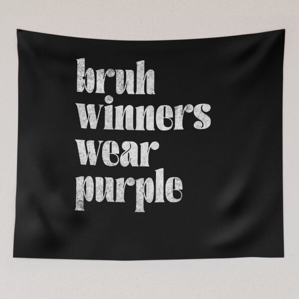 Artikelvorschau, „Bruh Winners Wear Purple“ – Lustiges Zitat – Gen Z-Gewinnersprache entworfen und verkauft von JonesFlora2025.