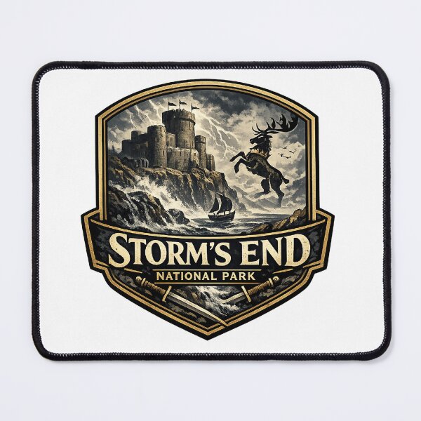 Item preview, Storm’s End National Park Fantasy Logo – Medieval Castle Adventure Emblem Design designed and sold by GarnerSupplyCo.