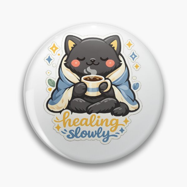 Item preview, Healing Slowly Black Cat Coffee Design designed and sold by Naviora.