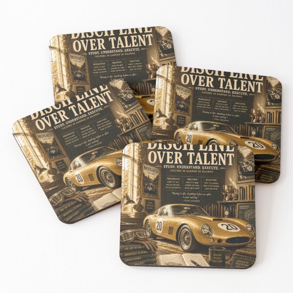 Item preview, Discipline Over Talent – Dark Academia Motorsport Racing designed and sold by Dusk & Dawn Apparel.