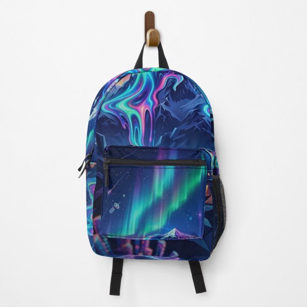 Item preview, Neon Aurora Mountain Cosmic Observatory designed and sold by MIArt Studio.