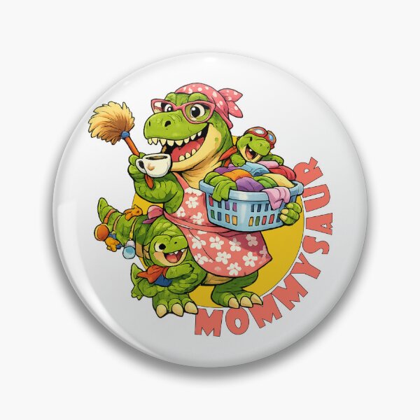Item preview, Dinosaur Mom in Domestic Chaos designed and sold by JacekKita.