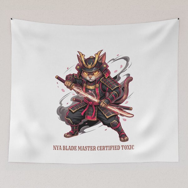 Item preview, Nya Blade Master Certified Toxic Cat designed and sold by The Quiet Thicket.