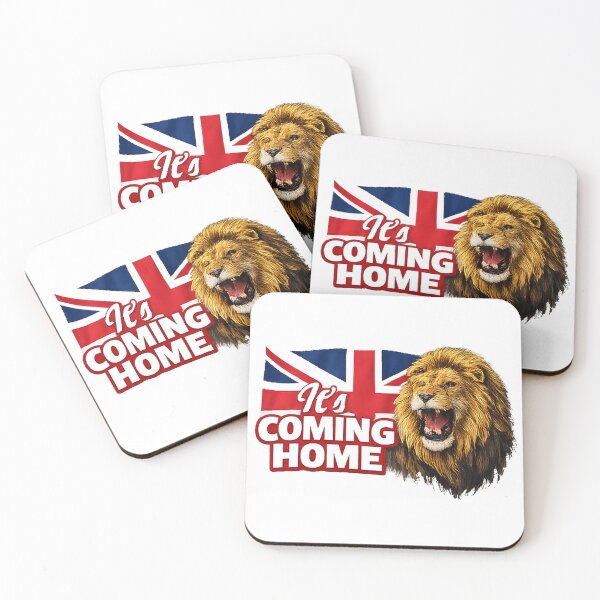 Item preview, England It’s Coming Home Lion Football Fan Design designed and sold by OfficeFighter.