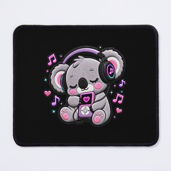 Item preview, Cute Koala Music Embroidery Patch Cute Kawaii designed and sold by ColorSplash123.