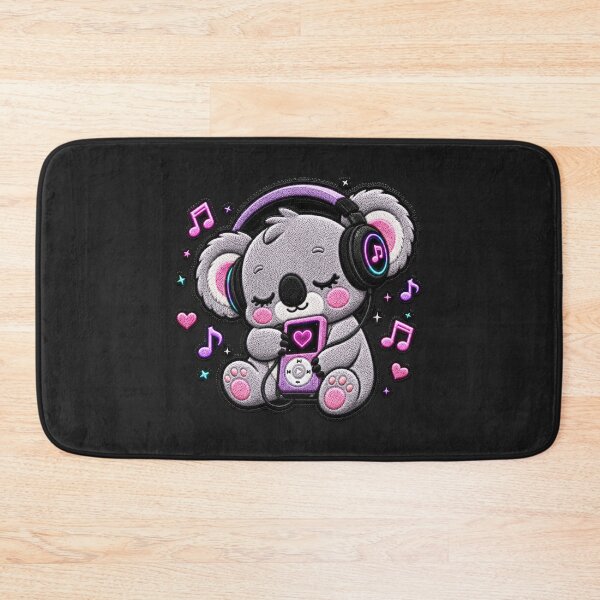 Item preview, Cute Koala Music Embroidery Patch Cute Kawaii designed and sold by ColorSplash123.