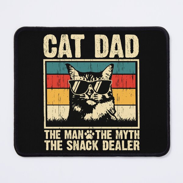 Item preview, Cat Dad The Man The Myth The Snack Dealer Feline Owner Pet Lover designed and sold by 76Valeria.