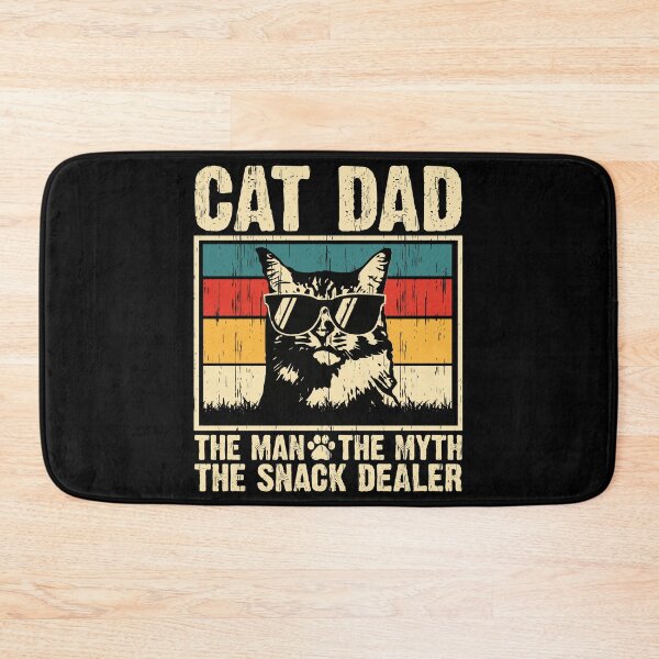 Item preview, Cat Dad The Man The Myth The Snack Dealer Feline Owner Pet Lover designed and sold by 76Valeria.