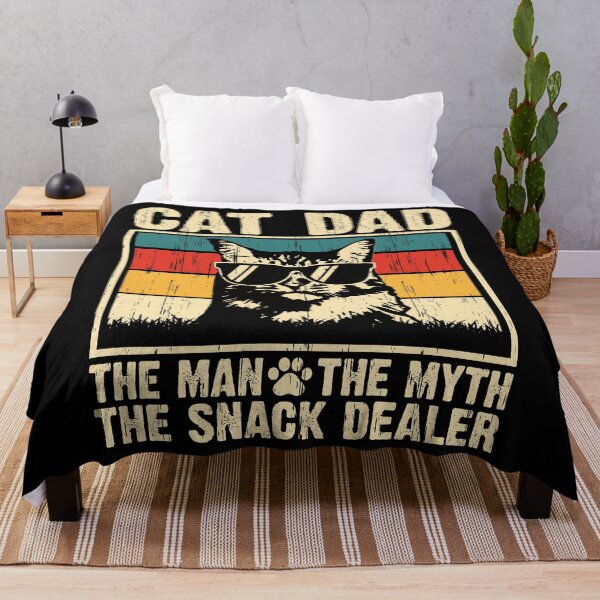 Item preview, Cat Dad The Man The Myth The Snack Dealer Feline Owner Pet Lover designed and sold by 76Valeria.