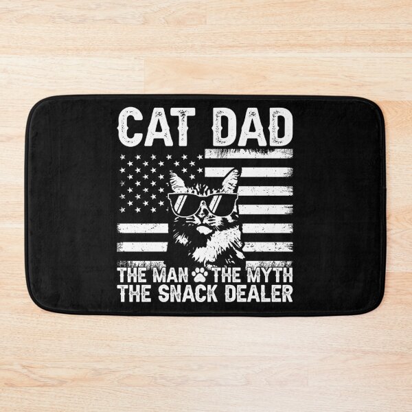 Item preview, Cat Dad The Man The Myth The Snack Dealer Male Cat Owner Feline Father Funny Pet Lover designed and sold by 76Valeria.