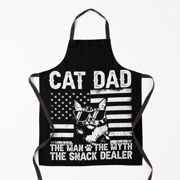 Item preview, Cat Dad The Man The Myth The Snack Dealer Male Cat Owner Feline Father Funny Pet Lover designed and sold by 76Valeria.