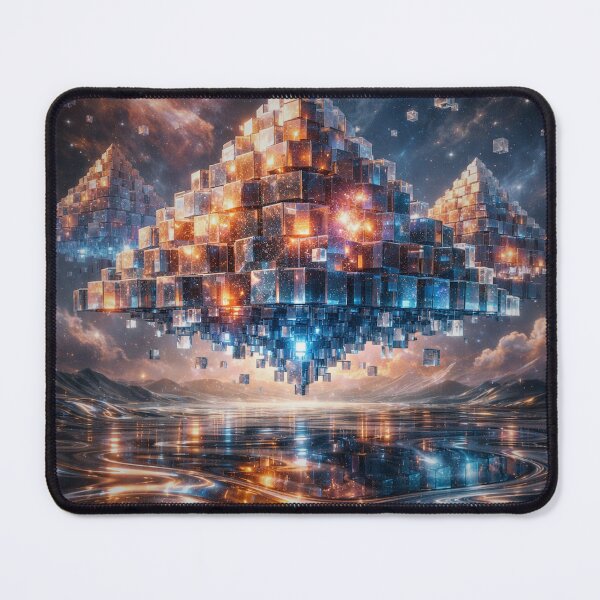 Item preview, Timeless Geometry Cosmic Floating Pyramids designed and sold by MIArt Studio.