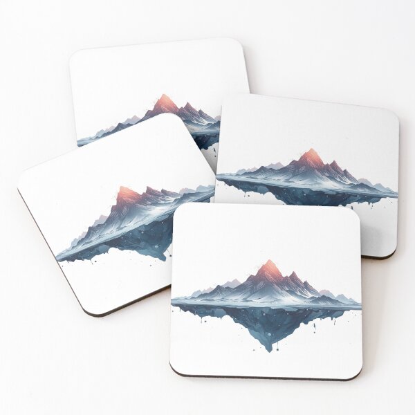 Item preview, Celestial Mountain Range Formed from Starlight Particles & Floating Peaks designed and sold by catcurio.