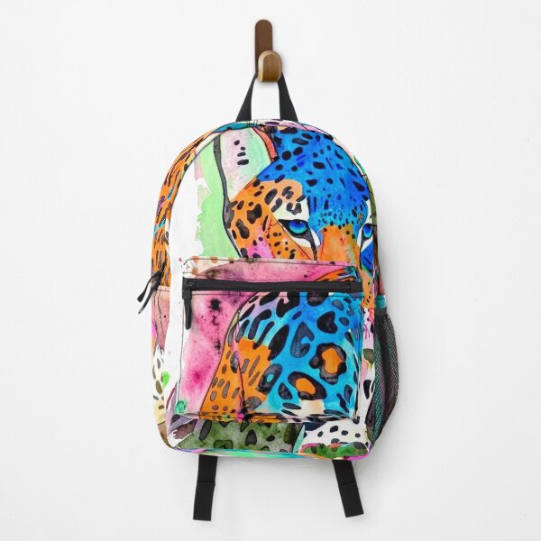 Item preview, Watercolor Jungle Jaguar - Neo-Expressionist Art Print" designed and sold by etermagico.