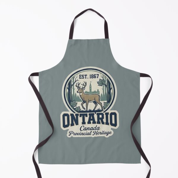 Item preview, Ontario Canada Provincial Heritage - Vintage Academic Deer Crest designed and sold by The True American.