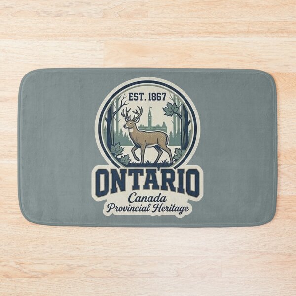 Item preview, Ontario Canada Provincial Heritage - Vintage Academic Deer Crest designed and sold by The True American.