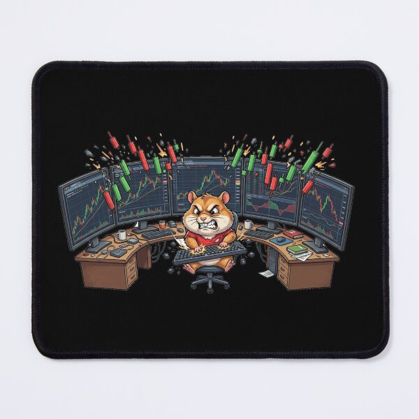 Item preview, Day Trading Hamster Market Chaos designed and sold by Maclaw200d.
