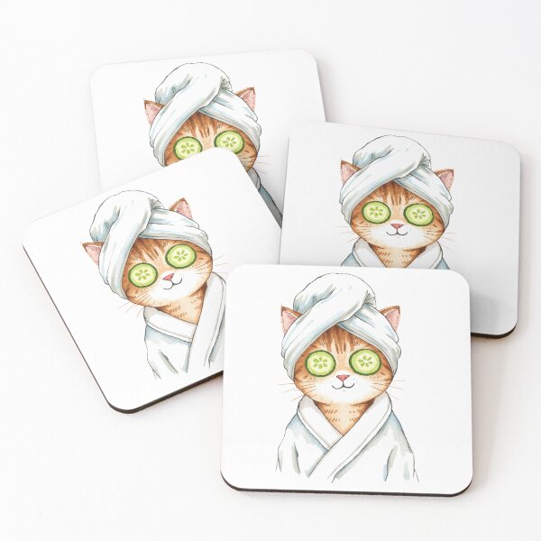 Item preview, Spa cat designed and sold by uunaa.