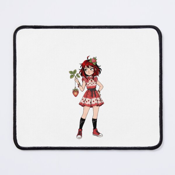Item preview, Strawberry girl in red dress designed and sold by Piccolor.