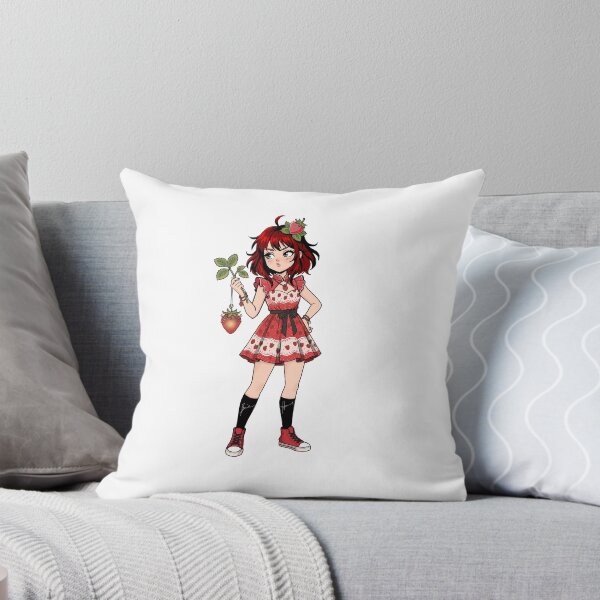 Item preview, Strawberry girl in red dress designed and sold by Piccolor.