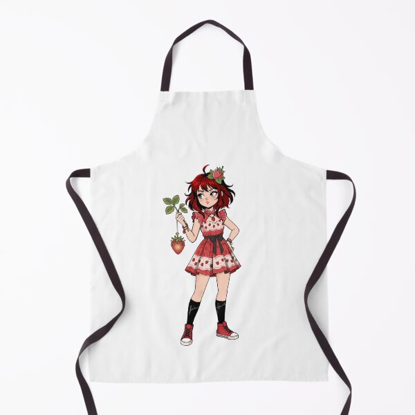 Item preview, Strawberry girl in red dress designed and sold by Piccolor.