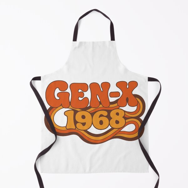 Item preview, Gen X 1968 – Retro Groovy Vintage Birthday Typography designed and sold by digital.stickerperso.com.