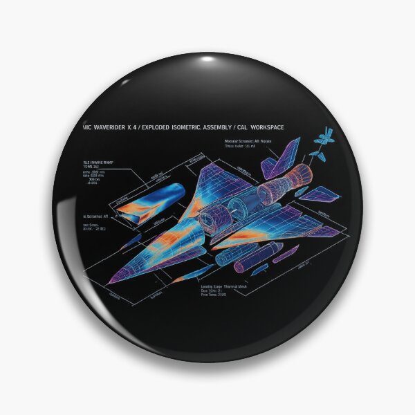 Item preview, Hypersonic Waverider CAD Schematic designed and sold by krish-prints.