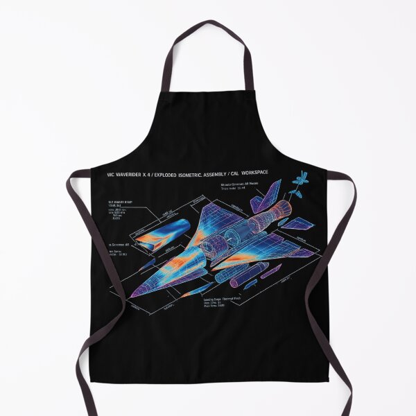 Item preview, Hypersonic Waverider CAD Schematic designed and sold by krish-prints.