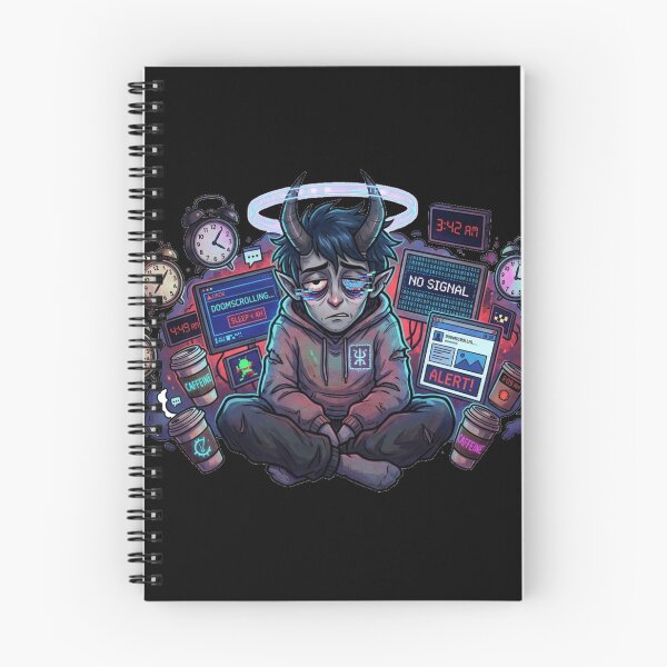 Item preview, Doomscrolling Digital Burnout Aesthetic designed and sold by Maclaw200d.