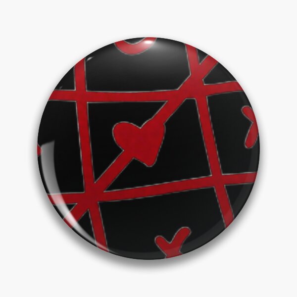 Item preview, Red Aesthetic Love Game – Abstract Heart & Cross Grid❤️ designed and sold by Inanisssss.