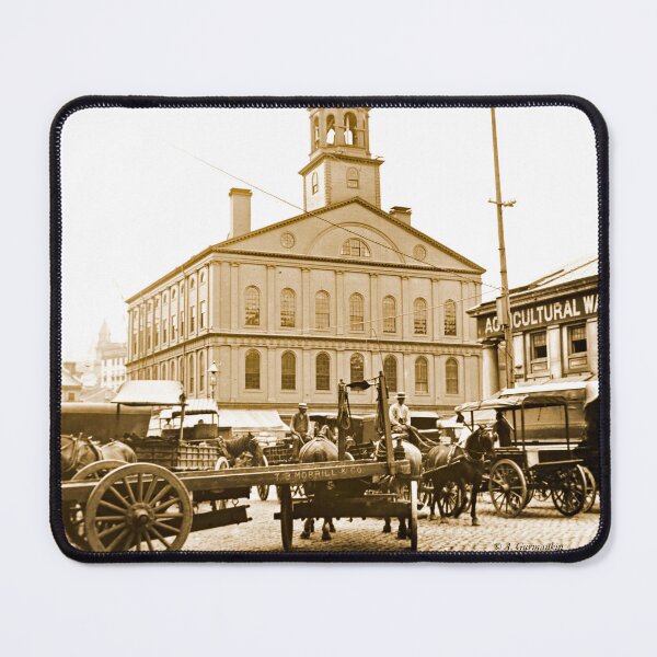 Item preview, Faneuil Hall, Boston, Massachusetts, c. 1915, New England Landmark designed and sold by AMacGPhilly.