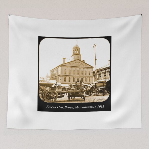 Item preview, Faneuil Hall, Boston, Massachusetts, c. 1915, New England Landmark designed and sold by AMacGPhilly.
