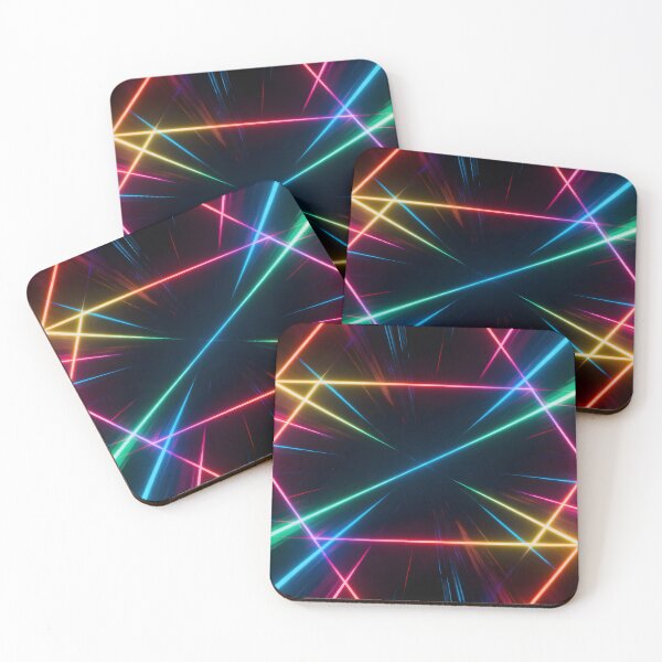 Item preview, Futuristic Neon Laser Geometric Energy Grid designed and sold by Paulocdias.