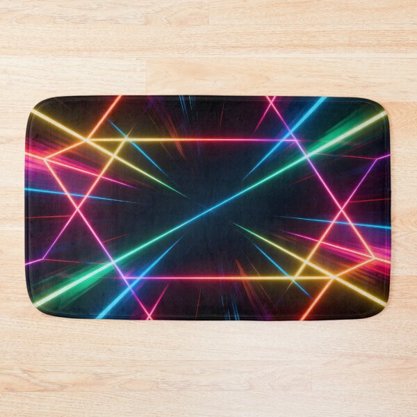 Item preview, Futuristic Neon Laser Geometric Energy Grid designed and sold by Paulocdias.