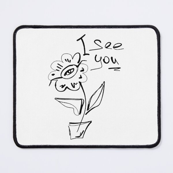 Item preview, I See You Weird Flower Doodle designed and sold by NayaChu.