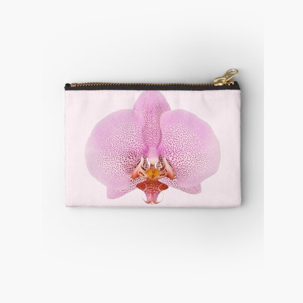 Item preview, pink spotted pastel orchid flower sticker designed and sold by inainart.